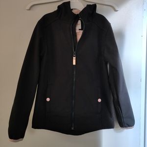 Raincoat lined with fleece